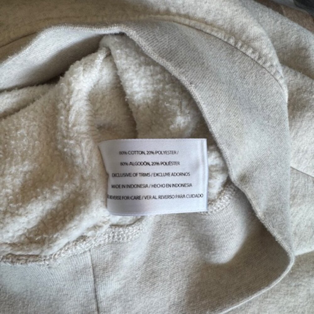 Orvis Mens Cream Color Quarter Zip Pullover EUC XL - Picture 6 of 8